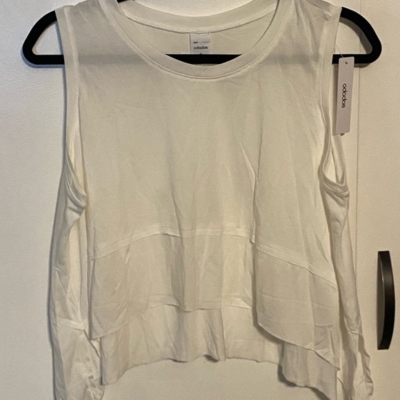 ODODOS Modal Soft Sleeveless Crop Top, M - Picture 3 of 7